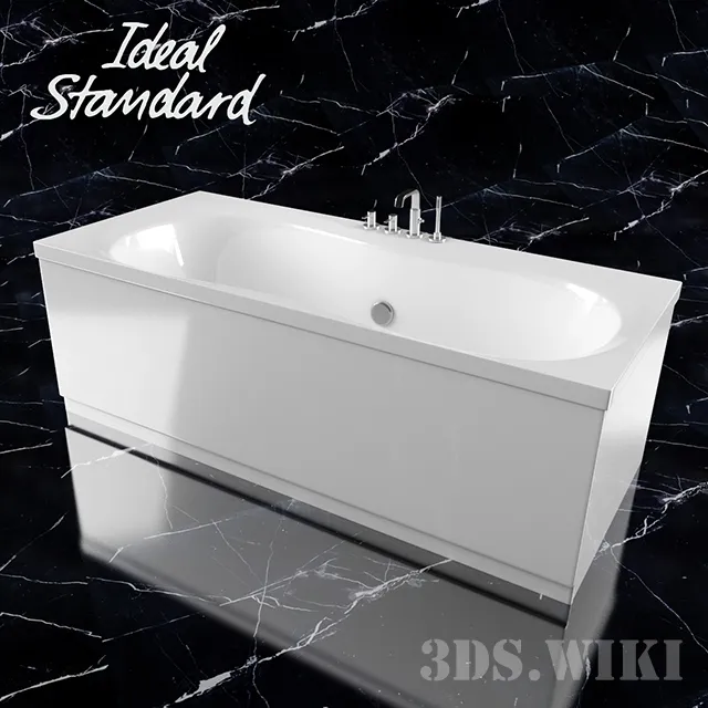 bathroom - Freestanding bathtub Ideal STANDARD AQUA Duo 3D Model