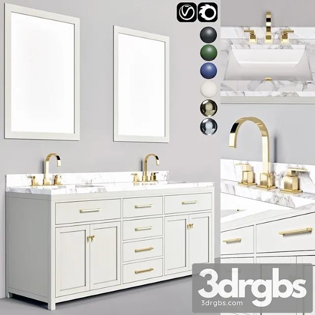 Bathroom Funiture 13 3D Model Free
