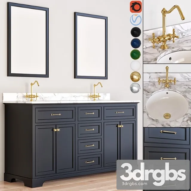 Bathroom Funiture 16 3D Model Free