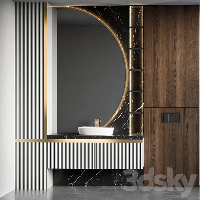 bathroom furniture 02 3D Model