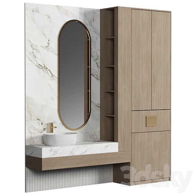 Bathroom Furniture 028 3D Model