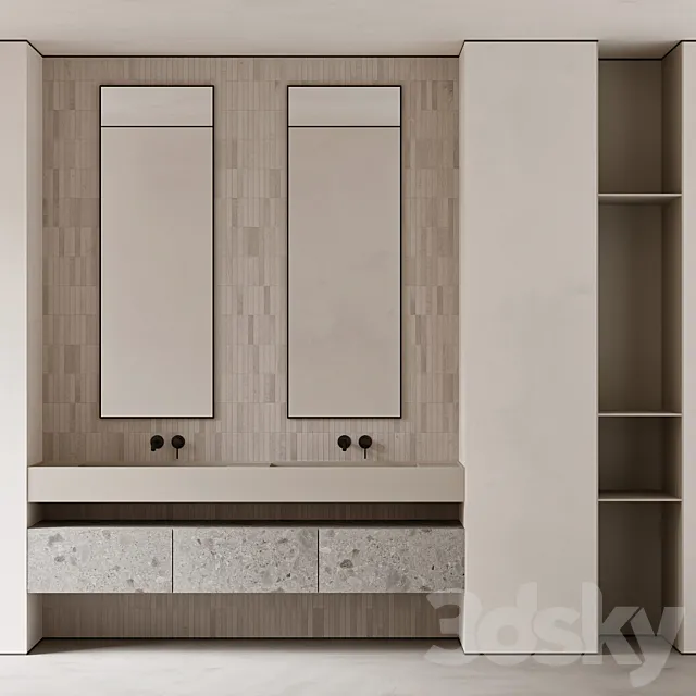 Bathroom furniture 03 3D Model