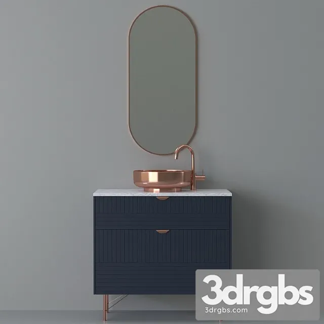 Bathroom Furniture 04 12 3D Model Free