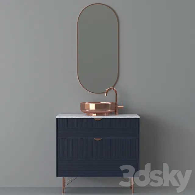 Bathroom Furniture 04 3D Model