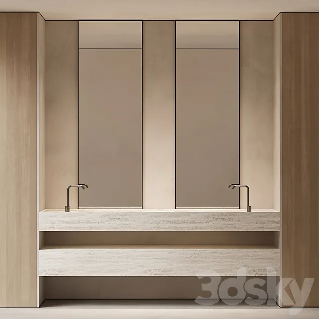 Bathroom furniture 04 3D Model