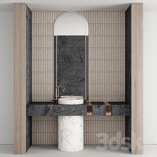Bathroom Furniture 06 3D Model