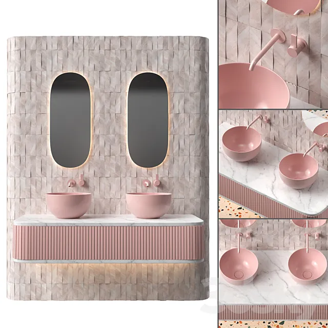 bathroom furniture 10 3D Model