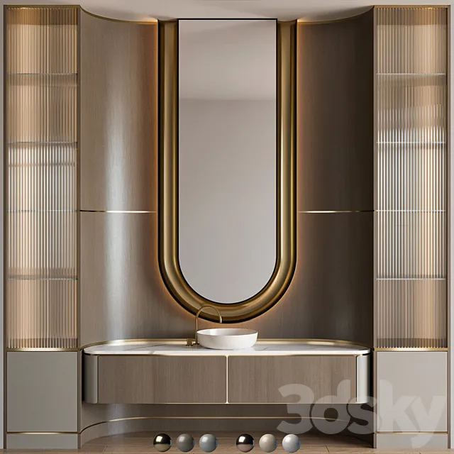 bathroom furniture 107 3D Model