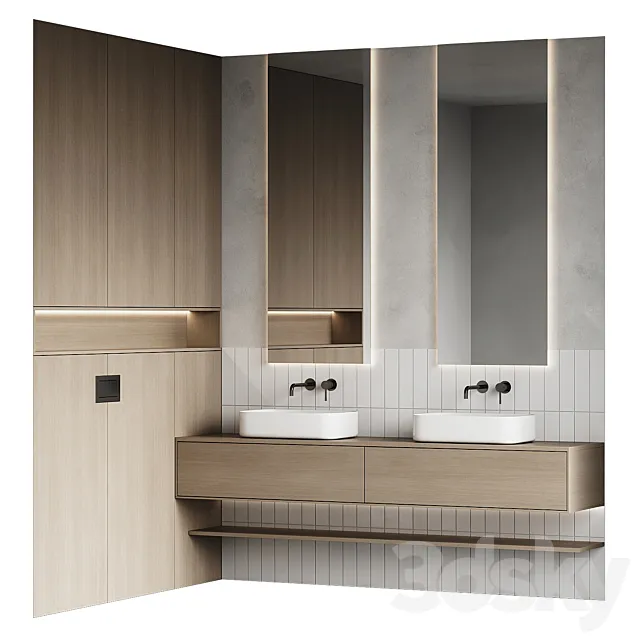 Bathroom furniture 109 3D Model