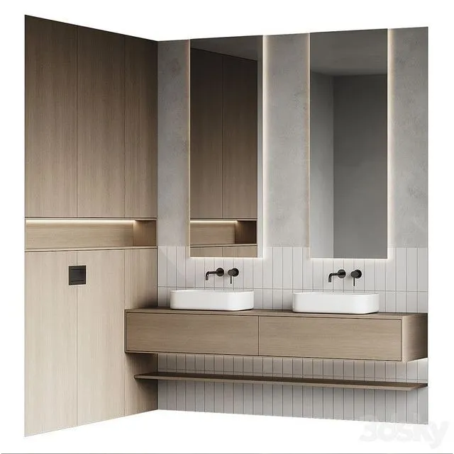 Bathroom furniture 109 3D Model