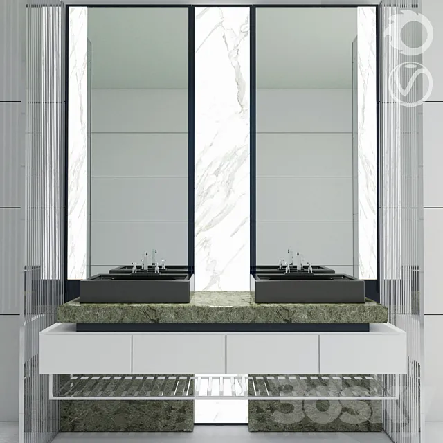 Bathroom Furniture 11 3D Model