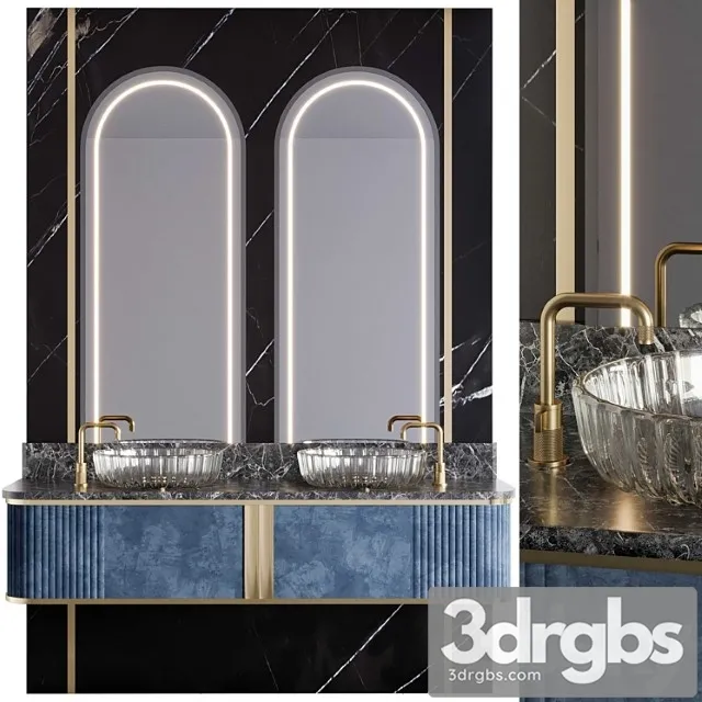 Bathroom furniture 11 3D Model Free