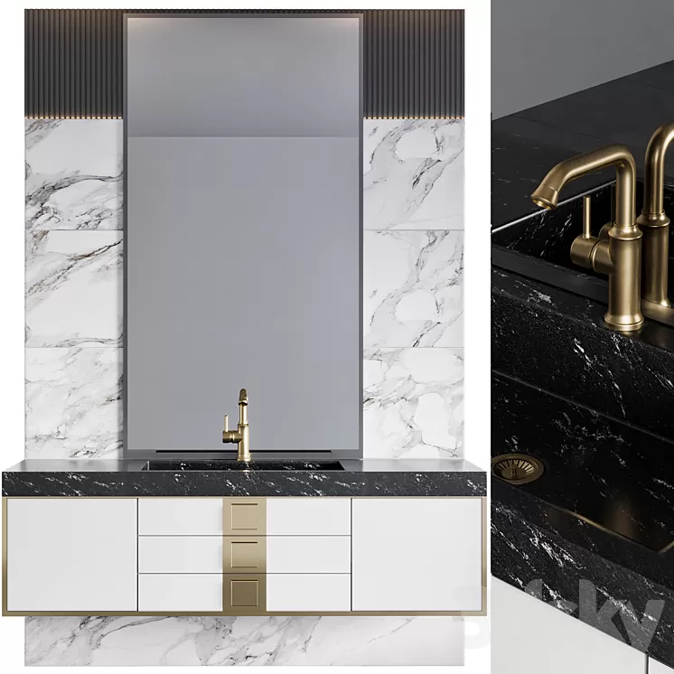 Bathroom Furniture 12 3D Model