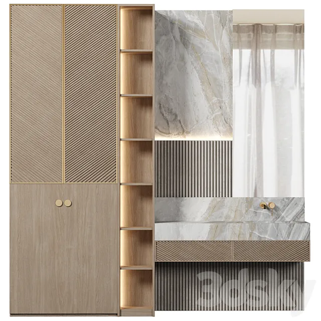 Bathroom Furniture 129 3D Model