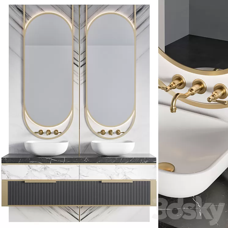 Bathroom Furniture 13 3D Model