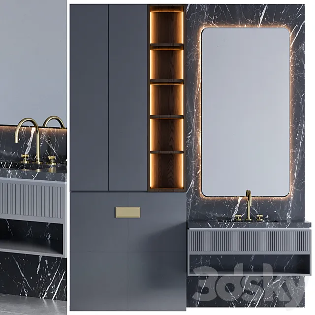 bathroom furniture 18 3D Model