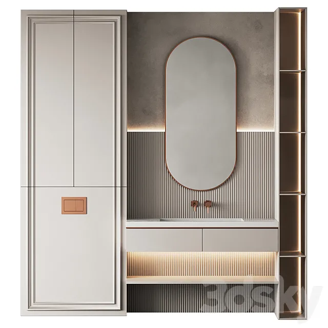 Bathroom furniture 19 3D Model