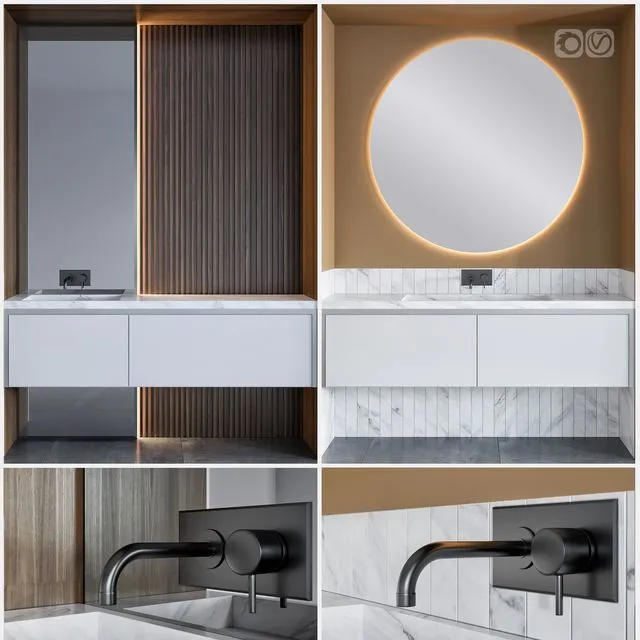 Bathroom furniture 2 3D Model