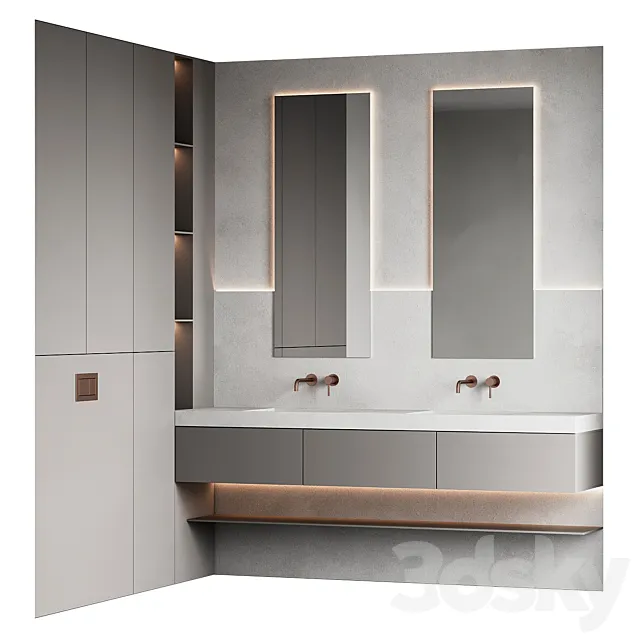 Bathroom furniture 20 3D Model