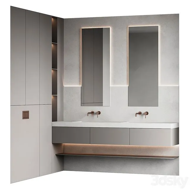 Bathroom furniture 20 3D Model
