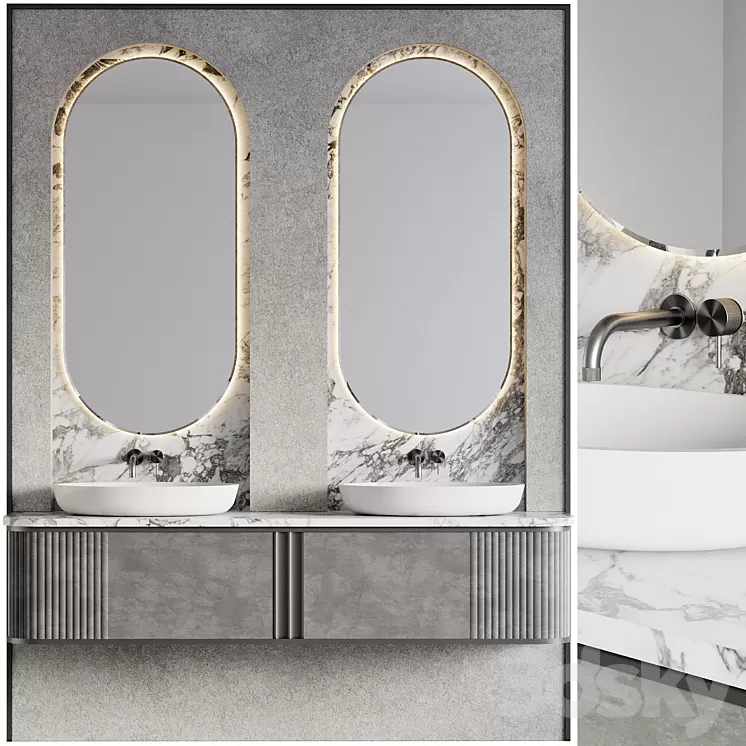 Bathroom Furniture 20 3D Model Free