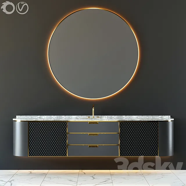 bathroom furniture 22 3D Model