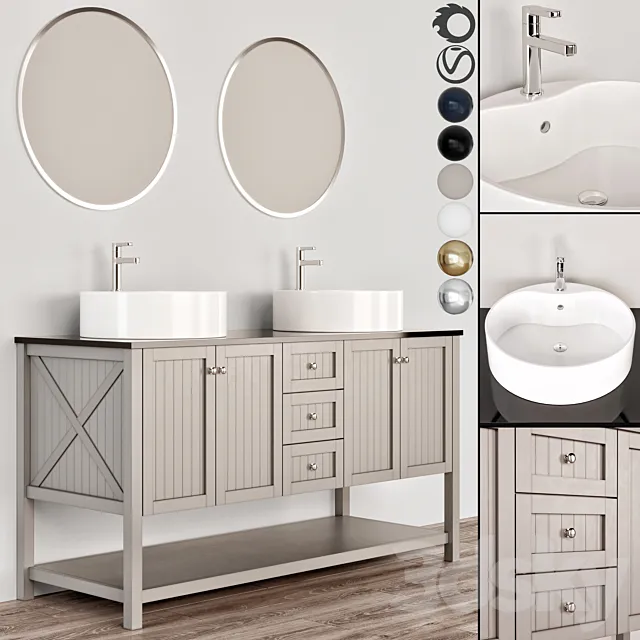 bathroom furniture 23 3D Model