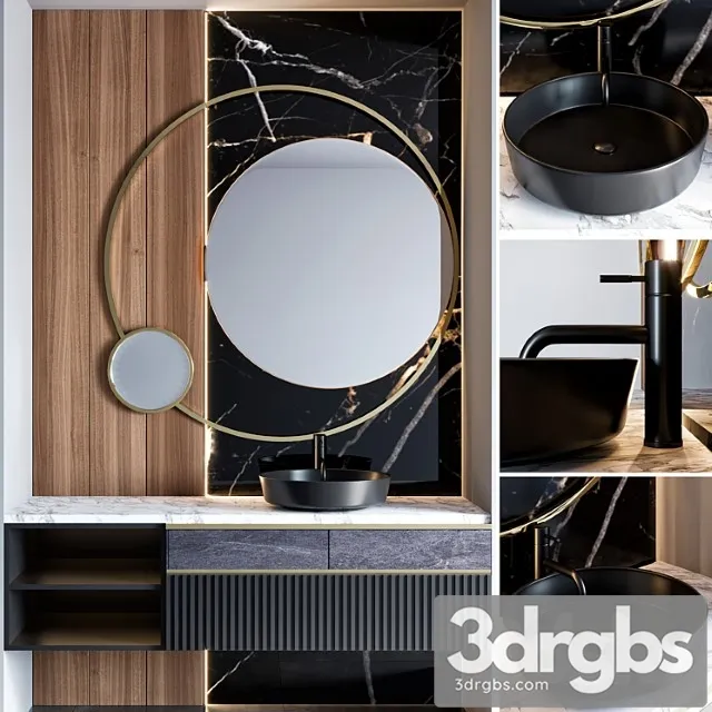 Bathroom Furniture 24 3D Model Free