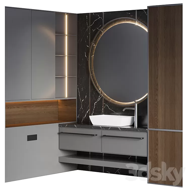 bathroom furniture 28 3D Model Free