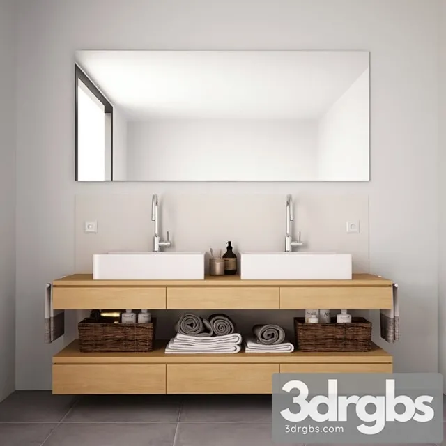 Bathroom Furniture 29 3D Model Free