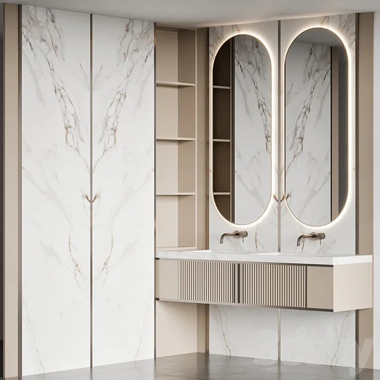 Bathroom Furniture 36 3D Model Free