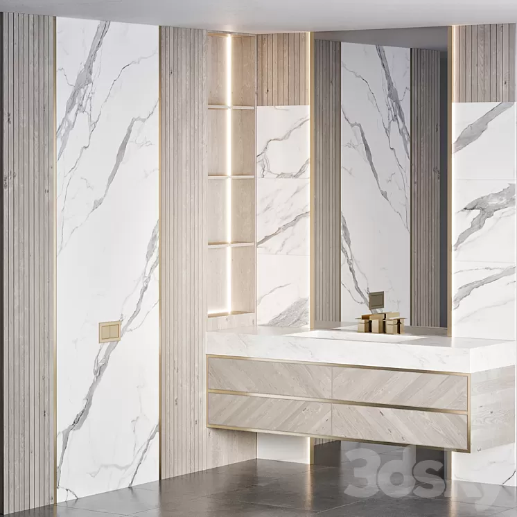 Bathroom Furniture 36 3D Model Free Download