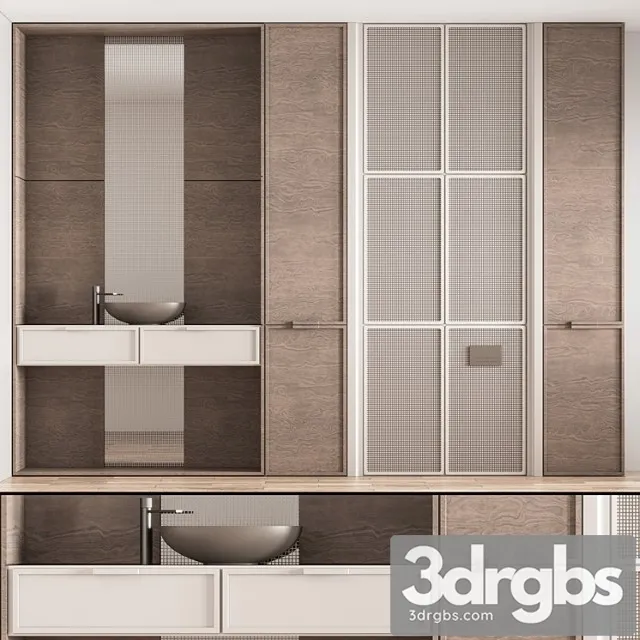 Bathroom Furniture 37 3D Model Free