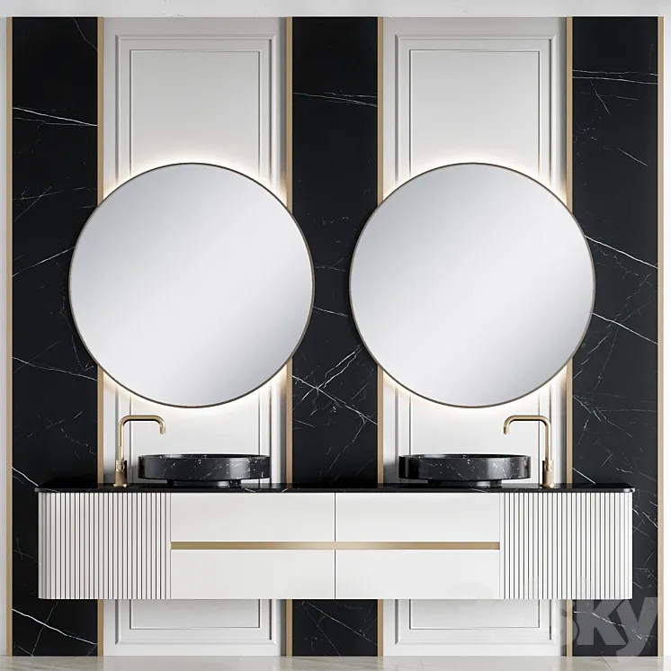 Bathroom Furniture 39 3D Model Free