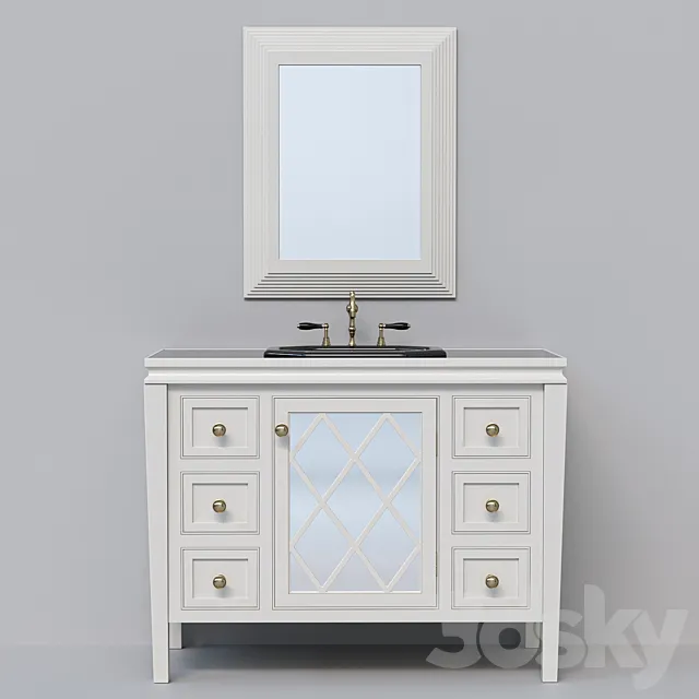 Bathroom furniture 3D Model