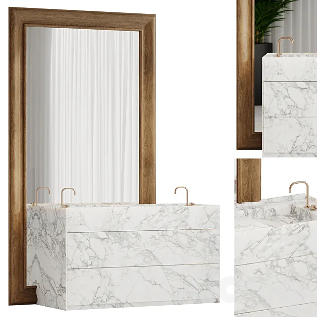 bathroom furniture 3D Model