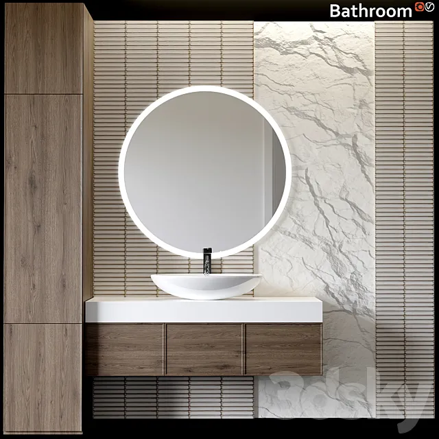 bathroom furniture 3D Model