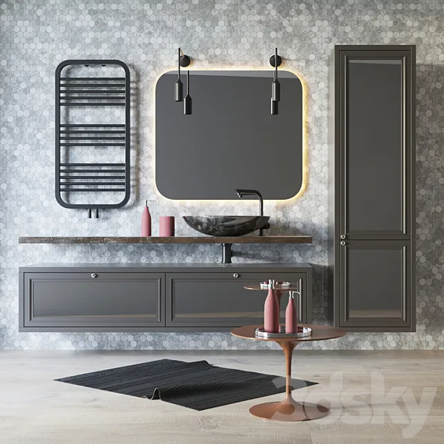 bathroom furniture 3D Model
