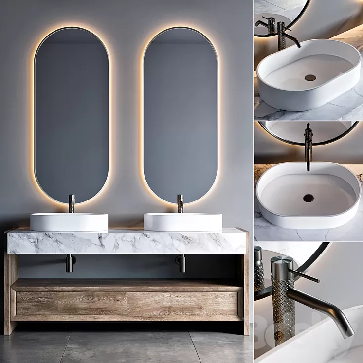 bathroom furniture 43 3D Model