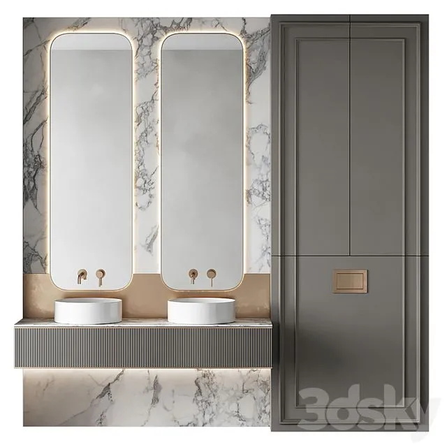 Bathroom furniture 44 3D Model