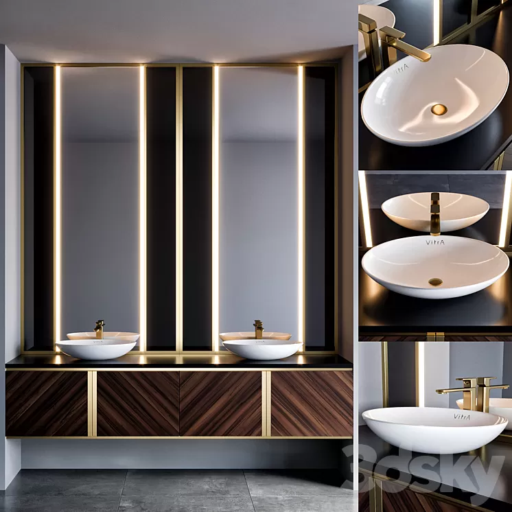 bathroom furniture 53 3D Model