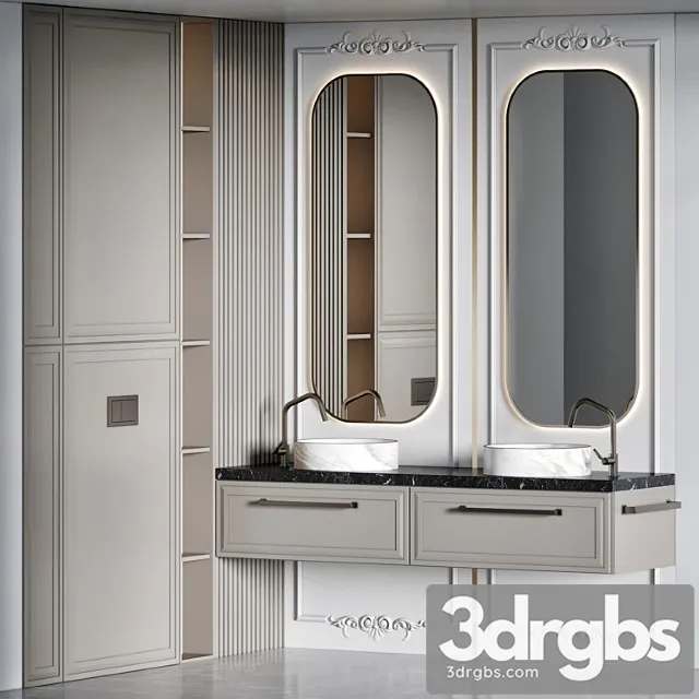 Bathroom Furniture 54 3D Model Free