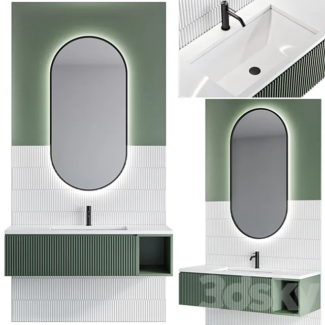 bathroom furniture 62 3D Model