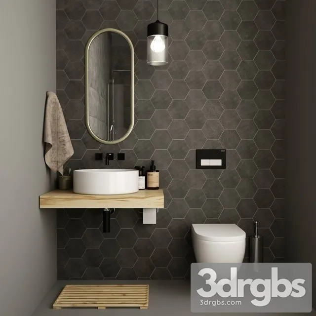 Bathroom Furniture 7 3D Model Free