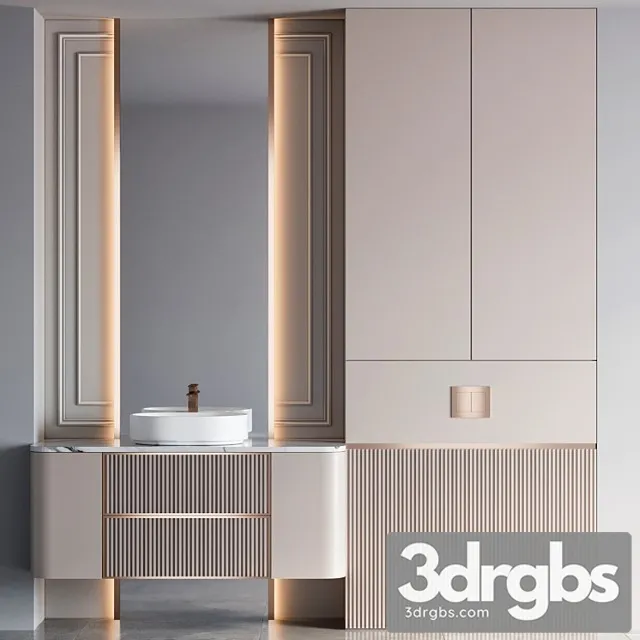Bathroom Furniture 91 1 3D Model Download