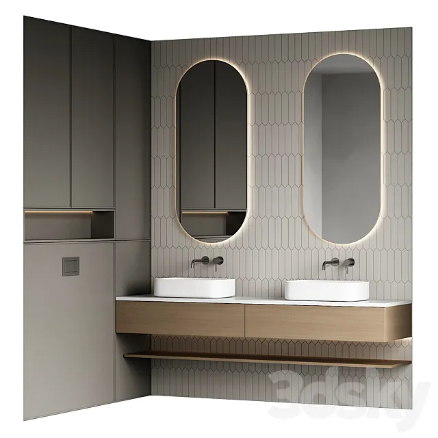 Bathroom furniture 96 3D Model