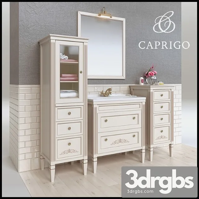 Bathroom Furniture Albion Caprigo 3D Model Free