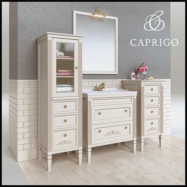 Bathroom Furniture ALBION CAPRIGO 3D Model