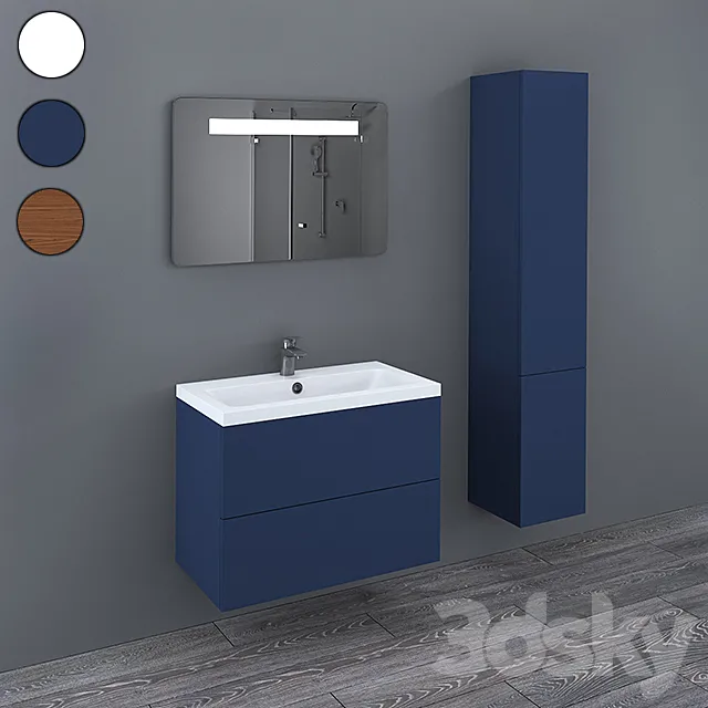 Bathroom furniture AM.PM GEM 3D Model