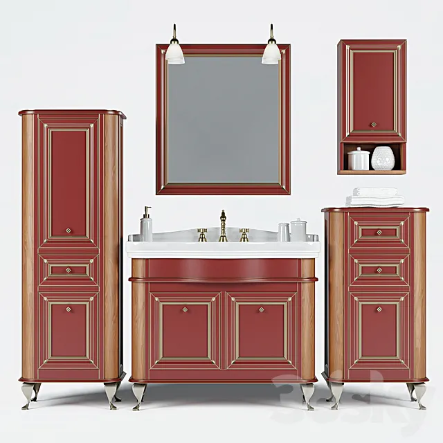 Bathroom furniture Caprigo Vivo 3D Model
